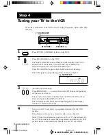 Предварительный просмотр 8 страницы Sony SLV-EZ111AZ Operating Instructions Manual