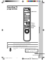 Предварительный просмотр 21 страницы Sony SLV-EZ111AZ Operating Instructions Manual