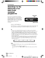 Preview for 32 page of Sony SLV-EZ111AZ Operating Instructions Manual