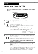 Предварительный просмотр 10 страницы Sony SLV-EZ11AZ Operating Instructions Manual