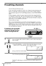 Предварительный просмотр 16 страницы Sony SLV-EZ11AZ Operating Instructions Manual