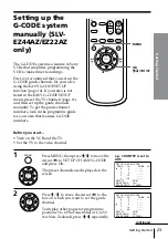 Предварительный просмотр 23 страницы Sony SLV-EZ11AZ Operating Instructions Manual