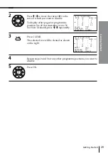 Предварительный просмотр 29 страницы Sony SLV-EZ11AZ Operating Instructions Manual