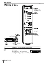 Предварительный просмотр 30 страницы Sony SLV-EZ11AZ Operating Instructions Manual