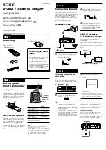 Preview for 1 page of Sony SLV-GA35ME Operating Instructions