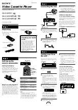 Preview for 1 page of Sony SLV-GA60MJ Operating Instruction