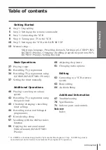 Preview for 3 page of Sony SLV-K867MN/PS Operating Instruction