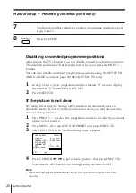 Preview for 18 page of Sony SLV-K867MN/PS Operating Instruction