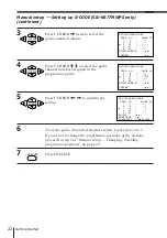 Preview for 20 page of Sony SLV-K867MN/PS Operating Instruction