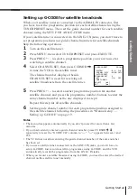 Preview for 21 page of Sony SLV-K867MN/PS Operating Instruction