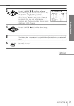 Preview for 23 page of Sony SLV-K867MN/PS Operating Instruction