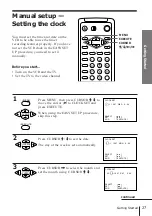 Preview for 25 page of Sony SLV-K867MN/PS Operating Instruction