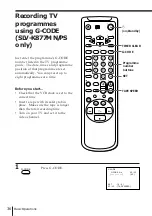 Preview for 34 page of Sony SLV-K867MN/PS Operating Instruction