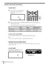 Preview for 52 page of Sony SLV-K867MN/PS Operating Instruction