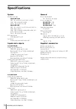 Preview for 70 page of Sony SLV-K867MN/PS Operating Instruction