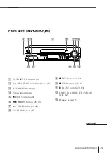 Preview for 73 page of Sony SLV-K867MN/PS Operating Instruction