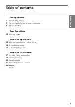 Preview for 3 page of Sony SLV-KA177PL Operating Instructions Manual