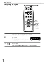 Preview for 10 page of Sony SLV-KA177PL Operating Instructions Manual