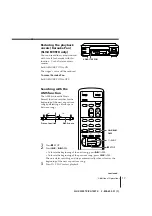 Preview for 17 page of Sony SLV-KA195TK Operating Instructions Manual