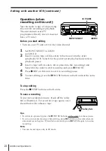 Preview for 22 page of Sony SLV-KF297MK2 Operating Instructions Manual