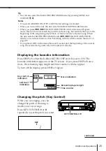 Предварительный просмотр 25 страницы Sony SLV-KH7PL Operating Instructions Manual