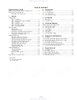 Preview for 3 page of Sony SLV-LX500 Service Manual