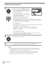 Preview for 36 page of Sony SLV-M10HF - Video Cassette Recorder Operating Instructions Manual