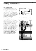 Preview for 48 page of Sony SLV-M10HF - Video Cassette Recorder Operating Instructions Manual