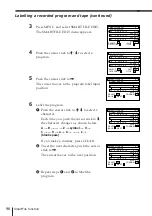 Preview for 96 page of Sony SLV-M10HF - Video Cassette Recorder Operating Instructions Manual