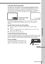 Preview for 9 page of Sony SLV-M11HF - Video Cassette Recorder Operating Instructions Manual