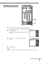 Preview for 25 page of Sony SLV-M11HF - Video Cassette Recorder Operating Instructions Manual