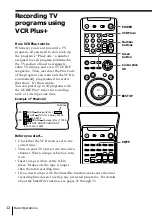 Предварительный просмотр 12 страницы Sony SLV-M20HF - Video Cassette Recorder Operating Instructions Manual