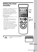 Предварительный просмотр 15 страницы Sony SLV-M20HF - Video Cassette Recorder Operating Instructions Manual