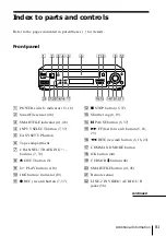 Preview for 81 page of Sony SLV-M20HF - Video Cassette Recorder Operating Instructions Manual