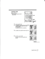 Preview for 59 page of Sony SLV-M91HF - Video Cassette Recorder Operating Instructions Manual