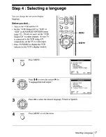 Preview for 17 page of Sony SLV-N500 - Video Cassette Recorder Operating Instructions Manual