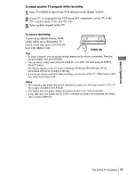 Preview for 35 page of Sony SLV-N500 - Video Cassette Recorder Operating Instructions Manual