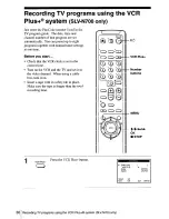 Preview for 36 page of Sony SLV-N500 - Video Cassette Recorder Operating Instructions Manual