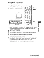 Preview for 53 page of Sony SLV-N500 - Video Cassette Recorder Operating Instructions Manual