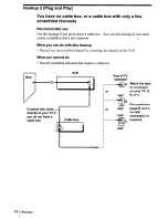 Предварительный просмотр 14 страницы Sony SLV-N55 - Video Cassette Recorder Operating Instructions Manual