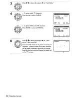 Предварительный просмотр 24 страницы Sony SLV-N55 - Video Cassette Recorder Operating Instructions Manual