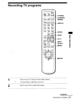 Предварительный просмотр 33 страницы Sony SLV-N55 - Video Cassette Recorder Operating Instructions Manual