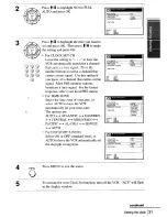 Предварительный просмотр 31 страницы Sony SLV-N99 - Video Cassette Recorder Operating Instructions Manual