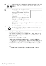 Preview for 12 page of Sony SLV-SE100K Operating Instructions Manual