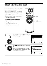 Preview for 16 page of Sony SLV-SE100K Operating Instructions Manual