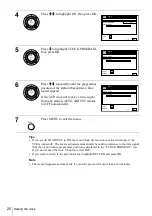 Предварительный просмотр 20 страницы Sony SLV-SE100K Operating Instructions Manual