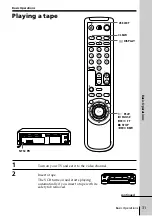 Preview for 31 page of Sony SLV-SE20EX Operating Instructions Manual