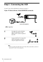 Preview for 12 page of Sony SLV-SE210D Operating Instructions Manual