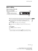 Предварительный просмотр 67 страницы Sony SLV-SE220G/I Operating Instructions Manual