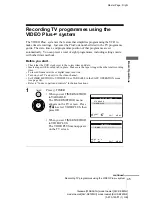 Preview for 45 page of Sony SLV-SE220G Operating Instructions Manual